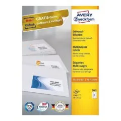 Avery 3481 self-adhesive label