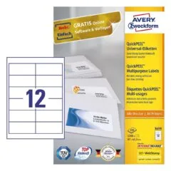 Avery 3659 self-adhesive label