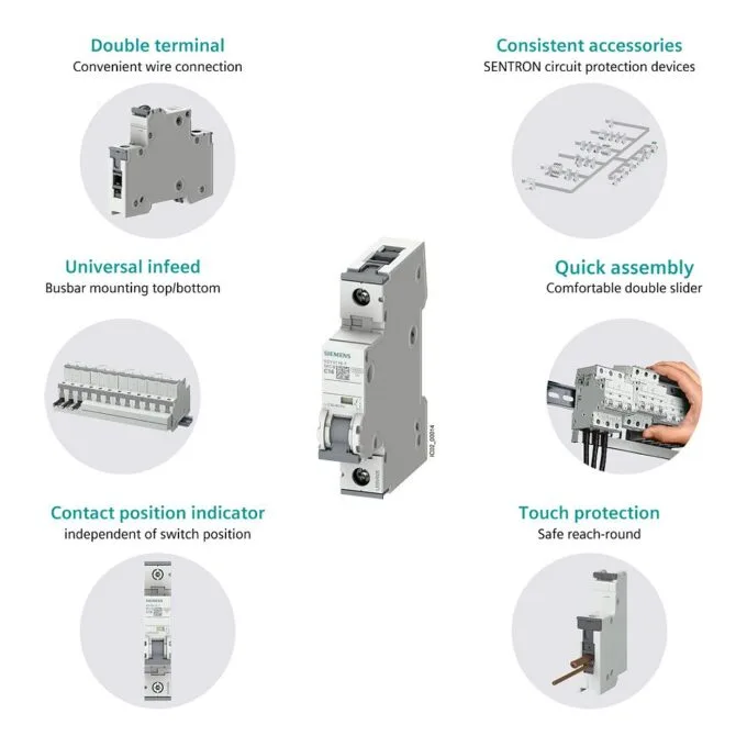Siemens 5SY6110-7 circuit breaker — image 8