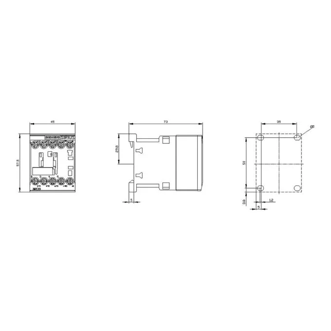 Siemens 3RT2015-1AP01 electrical contactor — image 4