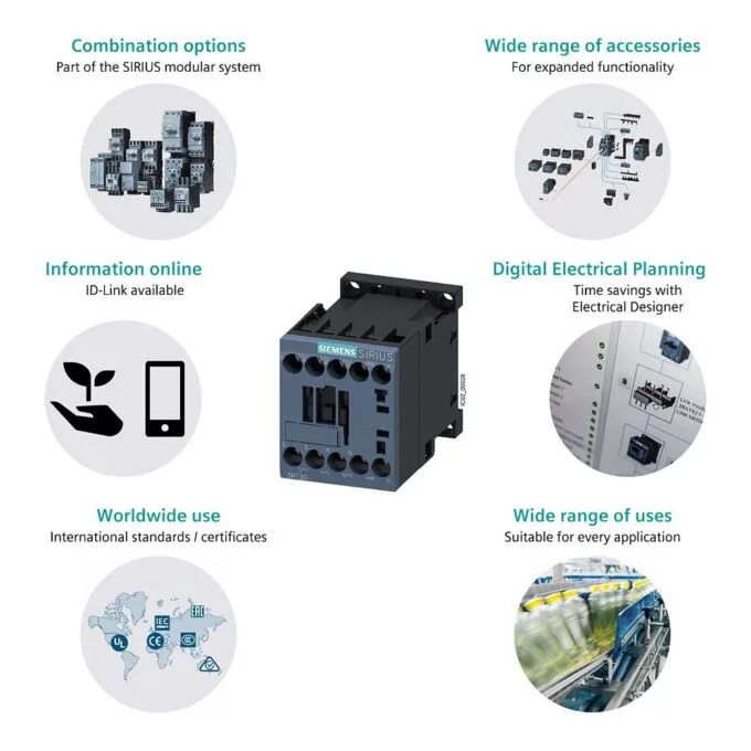 Siemens 3RT2015-1AP01 electrical contactor — image 7