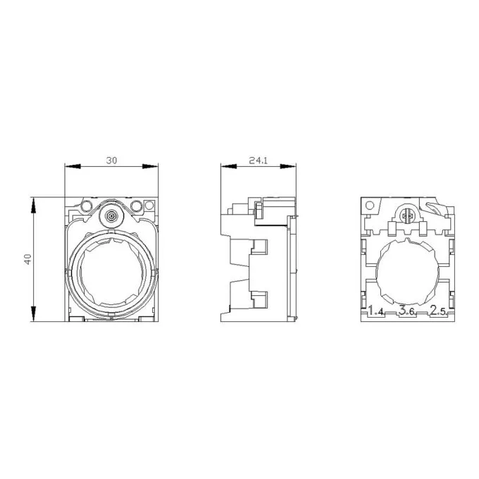 Siemens 3SU1550-0AA10-0AA0 electrical switch accessory — image 4