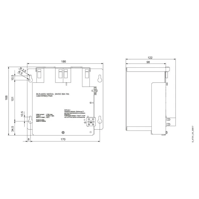Siemens 6EP1935-6ME21 UPS battery — image 3