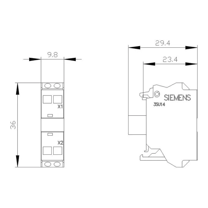 Siemens 3SU1401-1BF20-3AA0 electrical switch accessory — image 5