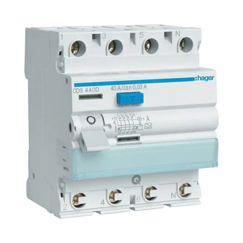 Hager CDS440D circuit breaker — image 1