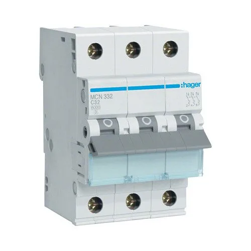 Hager MCN332 circuit breaker — image 1