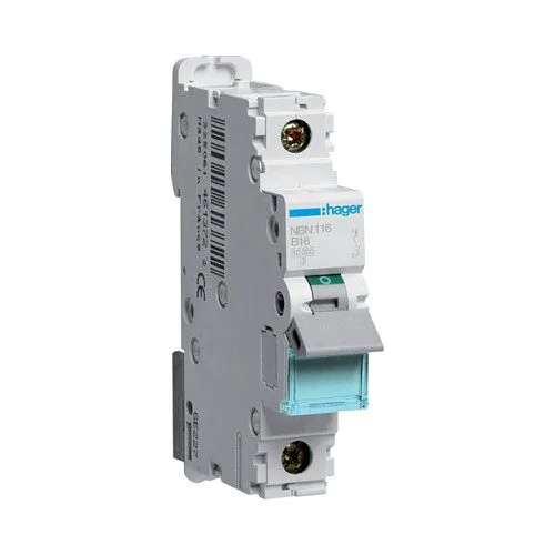 Hager NBN116 circuit breaker — image 1