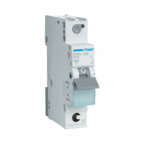 Hager MBS106 circuit breaker — image 1