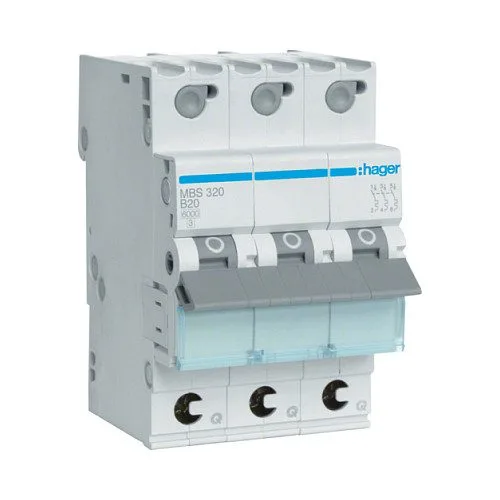 Hager MBS320 circuit breaker — image 1