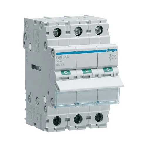Hager SBN363 circuit breaker — image 1