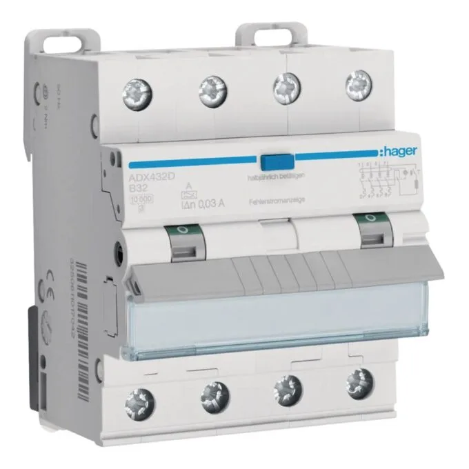 Hager ADX432D circuit breaker — image 1