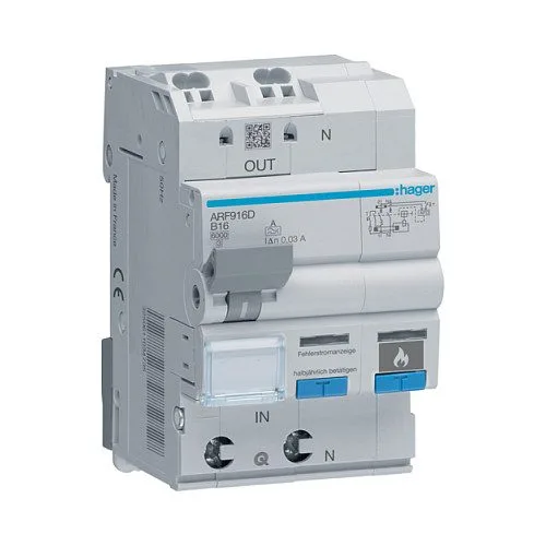 Hager ARF916D circuit breaker — image 1