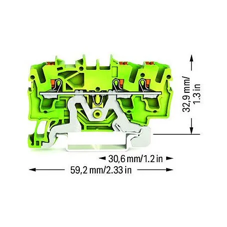 Wago 2202-1307 terminal block — image 1