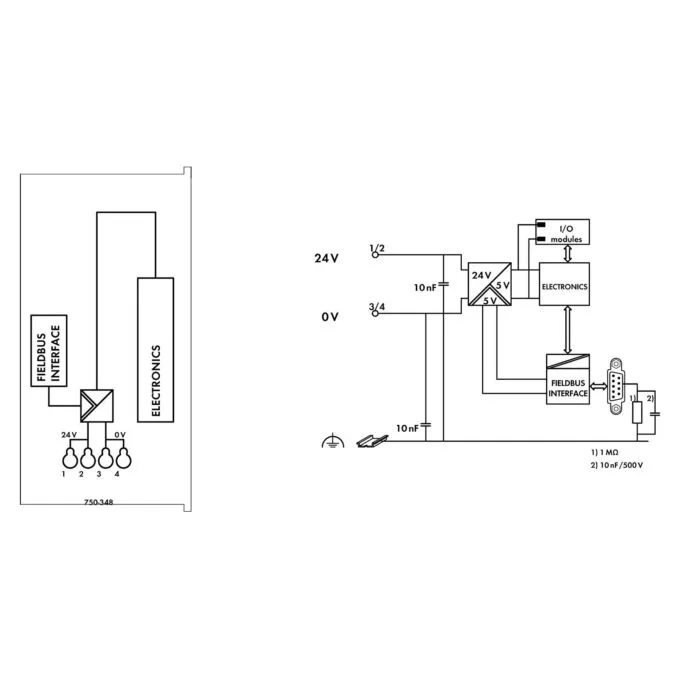 Wago 750-348 fieldbus module — image 3