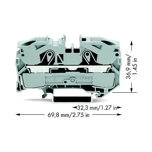 Wago 2016-1201 terminal block — image 2