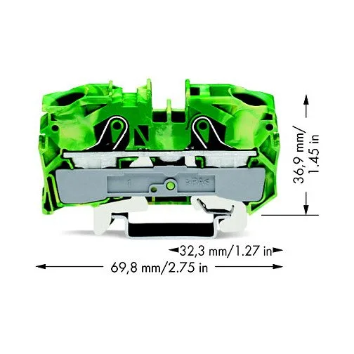 Wago 2016-1207 terminal block — image 2