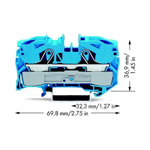 Wago 2016-1204 terminal block — image 2