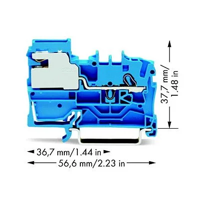 Wago 2002-7114 terminal block — image 2