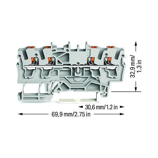 Wago 2202-1401 terminal block — image 2