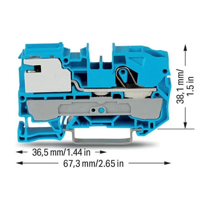 Wago 2010-7114 terminal block — image 2