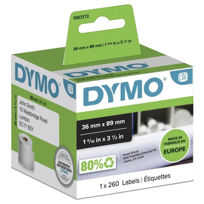 DYMO 1983172 printer label — image 2