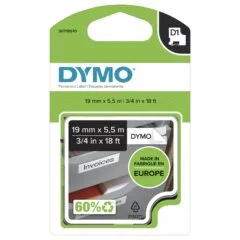 DYMO D1 Durable - Black on White - 19mm label-making tape