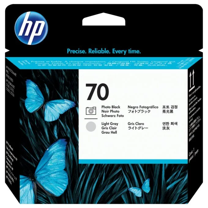 HP Printhead No 70 HP70 HP 70 Black Schwarz + Light Grey (C9407A) — image 2