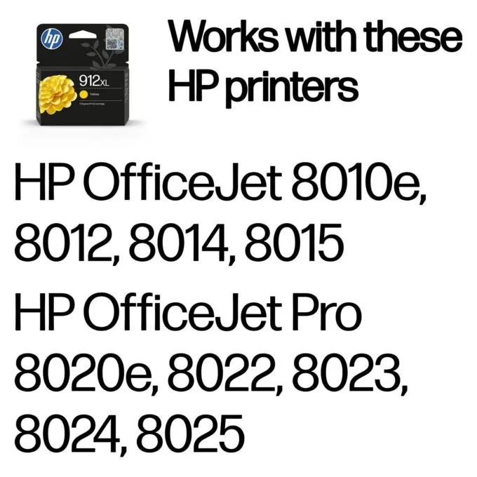 HP 912XL High Yield Yellow Original ink cartridge — image 2