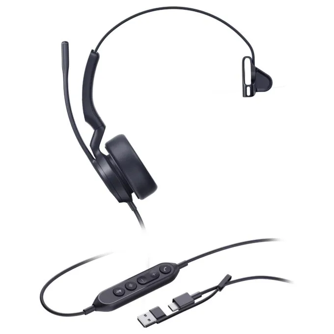 Yealink UH44 Mono USB-C/A Headset — image 1