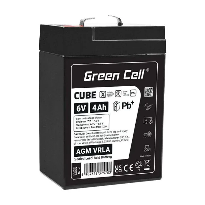 Green Cell AGM6V4AH-J UPS battery — image 1