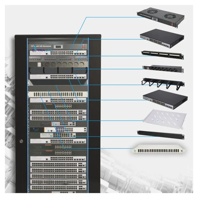 Extralink EX.14442 rack cabinet — image 19