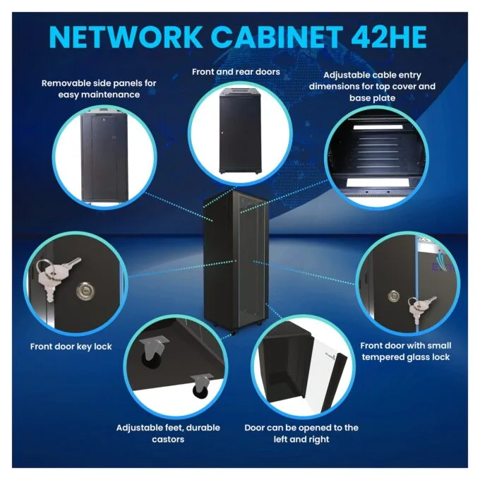 Extralink EX.14442 rack cabinet — image 10