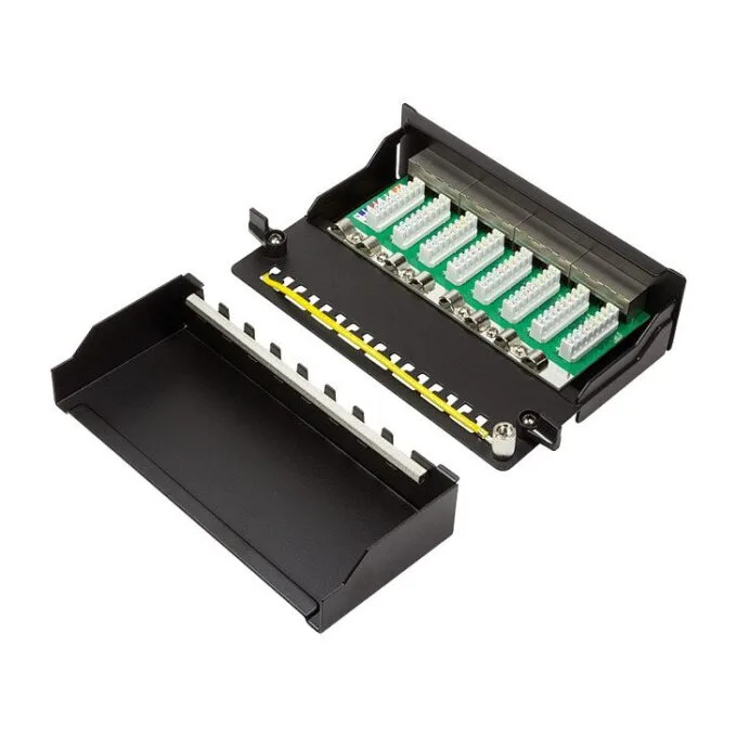 Patchpannel Desktop 8 Port Cat6A STP black LogiLink — image 4