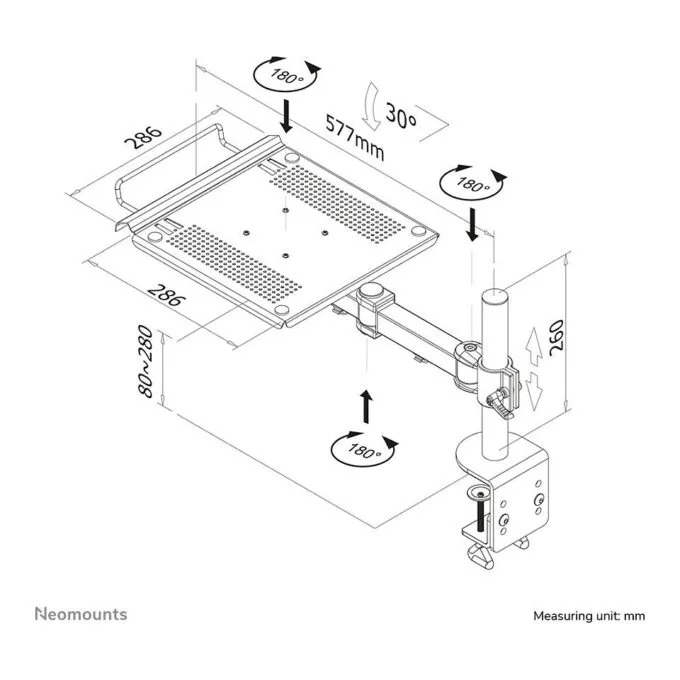 Neomounts NOTEBOOK-D100 laptop stand — image 11