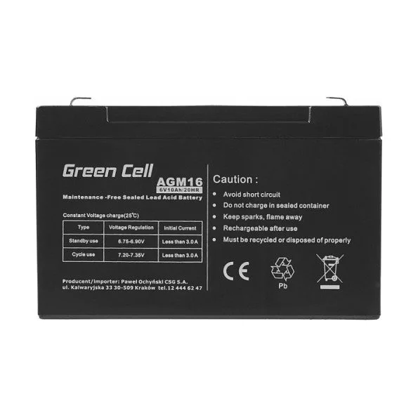 Green Cell AGM16 UPS battery — image 5
