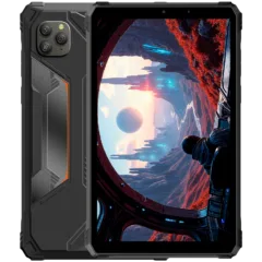 Blackview Active 5 Rugged Tab LTE 6GB/128GB 8.68-inch WVGA 1340x800 90Hz Corning Glass 5 T615 Octa-core 1.8GHz 13MP Front/16MP Rear Cam Battery 6600mAh 18W fast charging USB Type-C Android 15 NFC PC mode IP68/IP69K MIL-STD-810H Black