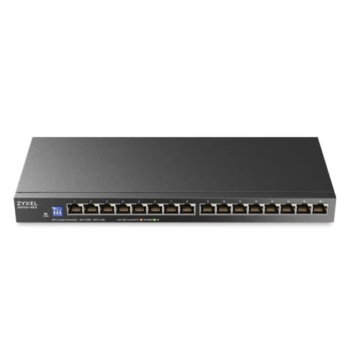 Zyxel Switch Gigabit Ethernet 16-Port UK Plug GS1100-16ES — image 2