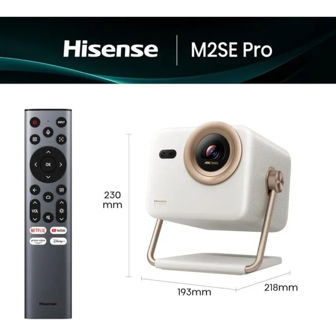 Hisense M2SE Pro 4K Laser Portable Mini Projector — image 7
