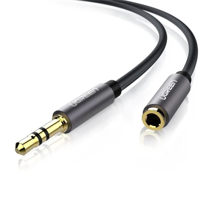 Ugreen audio AUX kabel jack 3,5 mm, 1m szary — image 1