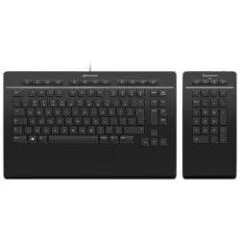 Klawiatura 3DConnexion Keyboard Pro with Numpad przewodowa 100% (full-size) czarna