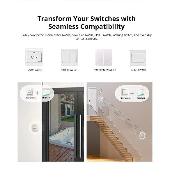 Sonoff WiFi Smart Switch MINI R4M ( Matter ) 4 Pack — image 7