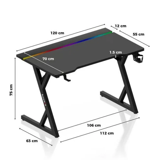 Huzaro Hero 2.4 RGB Black — image 4