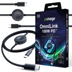 3mk incharge® OmniLink 100W PD Black 1.5m