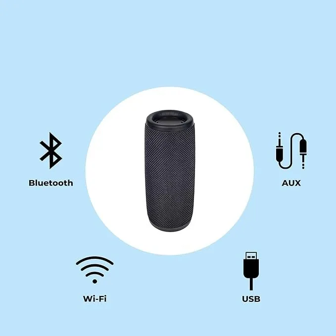 Denver Audio Portable Speaker 10W RMS BT, USB & LED Lights BTV-150B Black — image 4