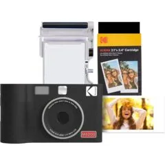 Kodak Instant Camera & Printer ERA Mini Shot 2 MS200B Black (2.1x3.4)