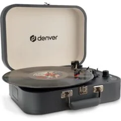 Denver Portable Turntable Built-in speakers PC Recording Software VPL-130DGR