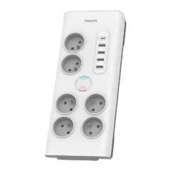 Philips 6 gniazd AC Fr 40W, 2 m