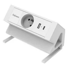 Fellowes Power desk, TYP E, biały
