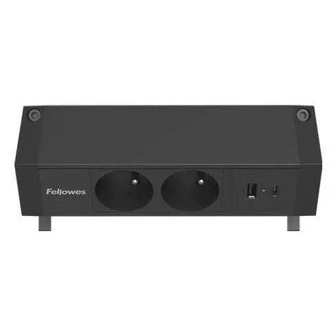 Fellowes Power desk 2, TYP E, czarny — image 4