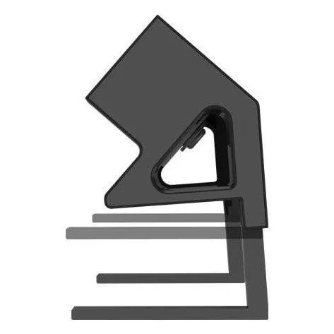 Fellowes Power desk 2, TYP E, czarny — image 6